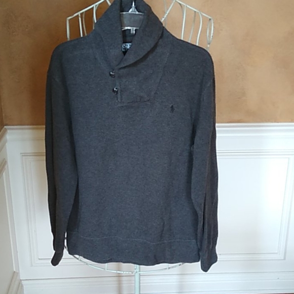 Ralph Lauren Polo Jersey Shawl Pullover - Picture 3 of 15